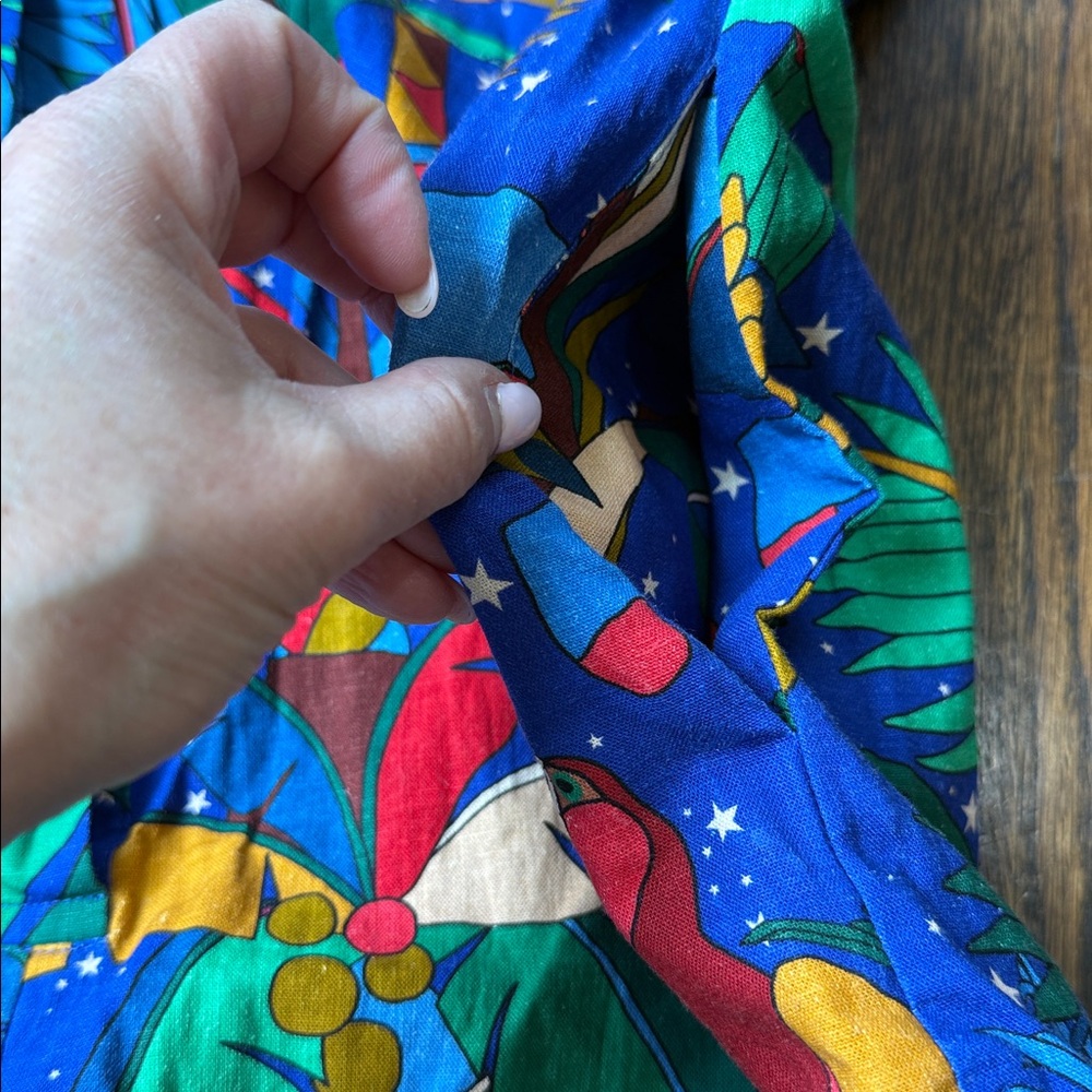 NWT FARM Rio Blue Tropical Print Jumpsuit Romper SIZE SMALL WOMEN - Picture 13 of 16